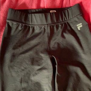 2 PAIRS-FILA cropped workout pants (spandex style)